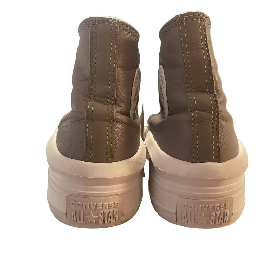Converse Chuck Taylor All Star Move Platform Hi Top Sneakers Leather - Picture 3 of 6